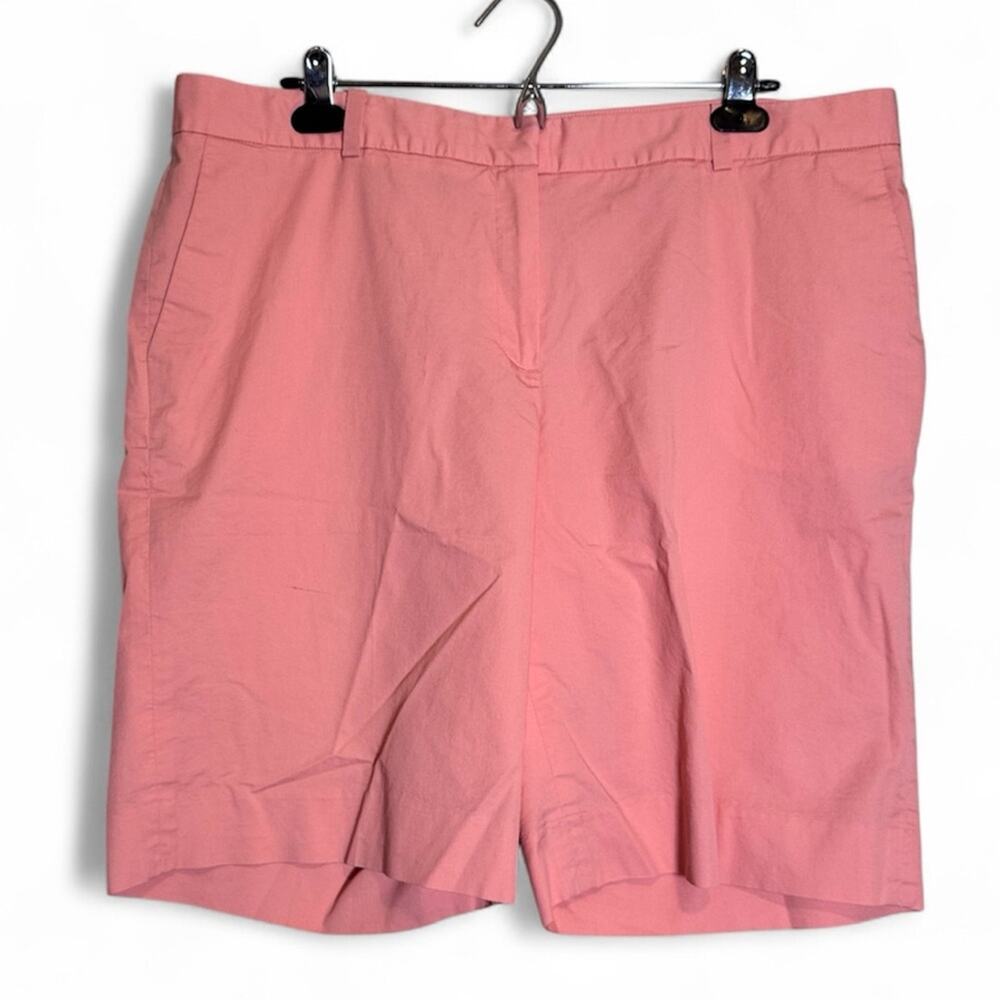 Brooks Brothers Pink Chino Shorts Women’s 16 Casual Preppy Golf Classic